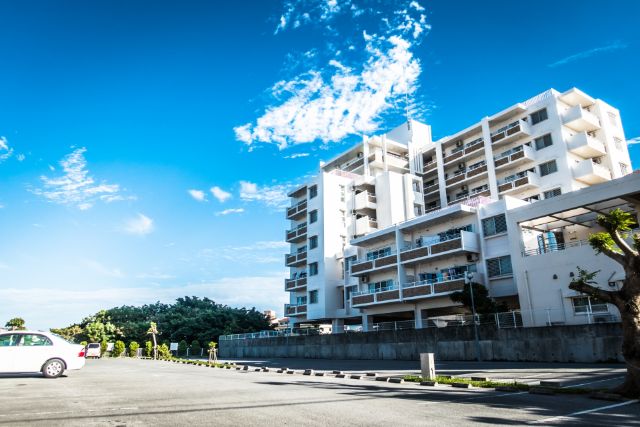 マンションが建っている