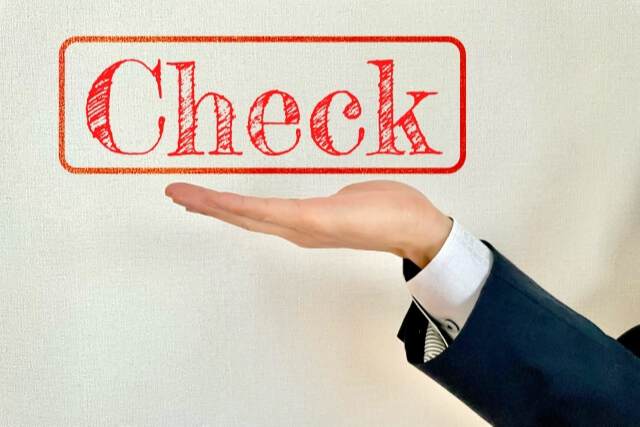 チェックの英語