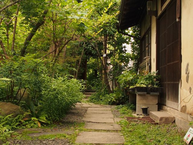 自然に囲まれた家