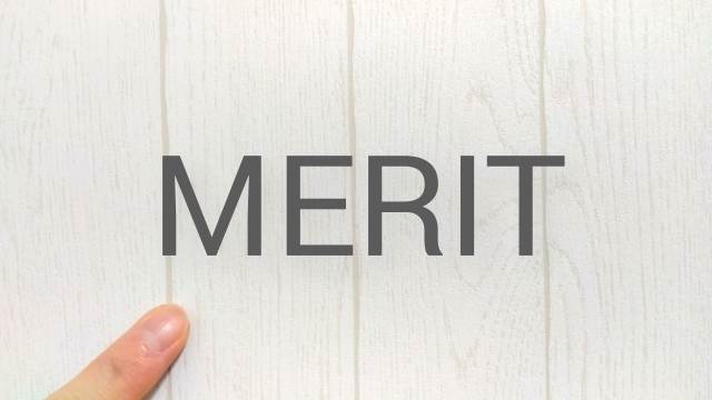 メリットの英語表記